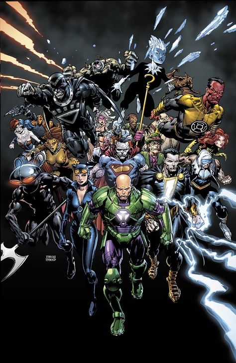 Ever since DC announced their big September event, Villain Month, fans have been speculating about the 52 baddies that would get their own covers. Well, here they all are in one spot. It's a re... David Finch, Dc Art, Comic Villains, David Fincher, Dc Villains, Arte Dc Comics, New 52, Comic Collection, Super Villains