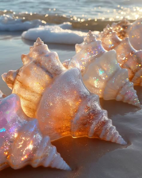 Shells shells shells 🐚☀️💎🌊 #shells #sea #summer #summervibes #waves #sparkle Sea Shell Aesthetic, Cute Background Pictures, June Art, Summer Beach Wallpaper, Lady Aphrodite, Summer Core, Beach Seashells, Ocean Shells, Cute Summer Wallpapers