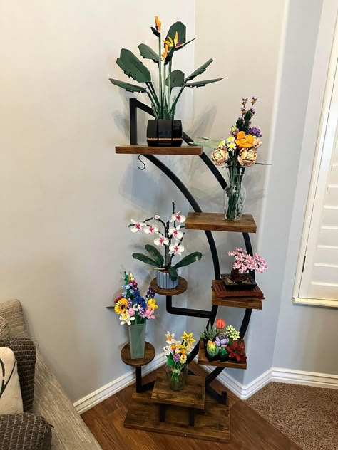 Lego Room Decor, Lego Flowers, Lego Display, Lego Room, Future Apartment Decor, Apartment Decor Inspiration, Dream Room Inspiration, Room Makeover Bedroom, Future Apartment