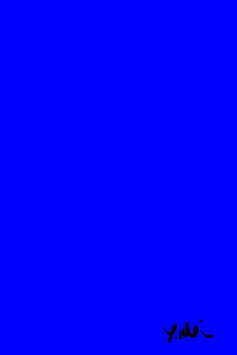 PHONE ARTS — Yves Klein on his iPhone Blue Colour Wallpaper, Blue Background Wallpapers, Red Background Images, Iphone Wallpaper Video, Galaxy Wallpaper Iphone, Yves Klein, Blue Wallpaper Iphone, Background Images For Quotes, Phone Art