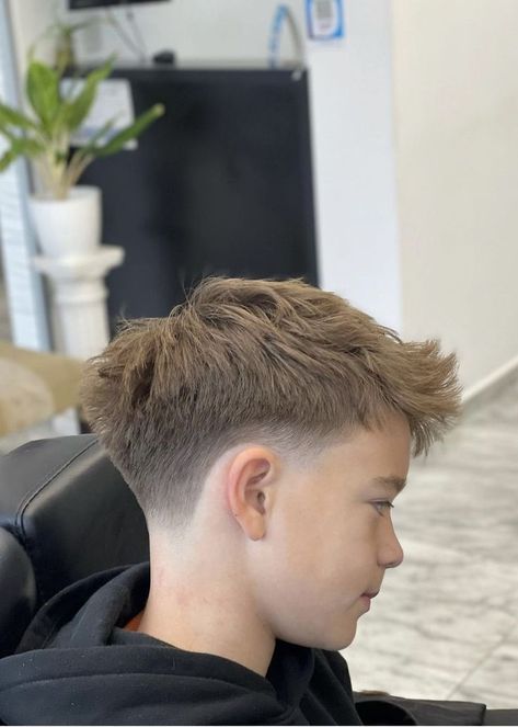 Boys Edgar Haircut, Hảir Style Boys Kids, Boys Haircuts For Thick Hair, Low Tapered Fade Boys, Kids Low Fade Haircut, Kid Haircut For Boys, Boys Fringe Haircut, Fresh Cut Hair Men, Hair Styles For Kids Boys