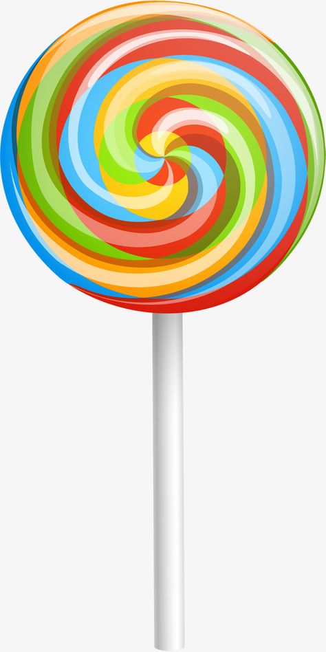 Candy Land Cake Topper Printable, Lollipop Cartoon, Lollipop Png, Lollipop Clipart, Lollipop Swirl, Sweets Art, Giant Lollipops, Candy Drawing, Candy Pictures