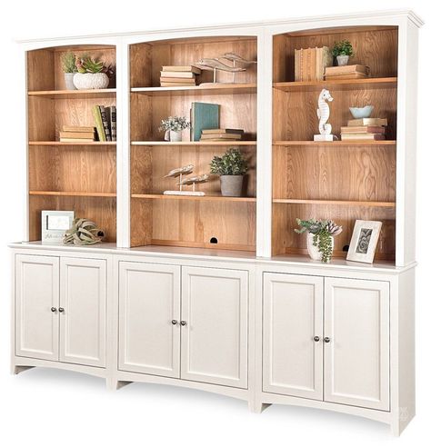 top items in home decor | Home decorating ideas | Sty Bonus Room Bookcases, Large Cabinets In Living Room, Built In Cabinet With Shelves, Built In Bookcase With Cabinets, Large Wall Cabinet, Built In Shelves With Doors, Bookcase With Cabinet Base, Bookshelves With Cabinets Below, Cabinet With Shelves Above