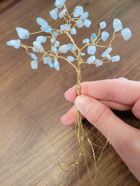 How To Make Wire Trees Tutorials, Bead Tree Of Life, How To Make Copper Wire Trees, Gem Trees Tutorial, Twisted Wire Tree Tutorial, Making A Wire Tree, Wire And Bead Tree, Diy Wire Tree How To Make, Wire Tree Jewelry