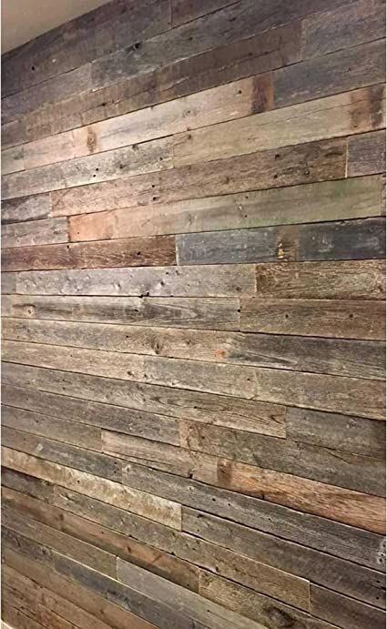 Wooden Accent Wall, Wood Plank Walls, Wall Paneling Diy, Barnwood Wall, Wall Planks, Barn Wood Crafts, Old Barn Wood, Plank Walls, Rustic Wood Walls