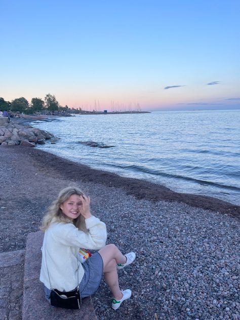 Helsinki Summer, Norwegian Summer, Beach Sunset Aesthetic, Finland Summer, Traveling Aesthetic, Semester Abroad, Scandinavian Summer, Aesthetic Vacation, Vacation Inspiration