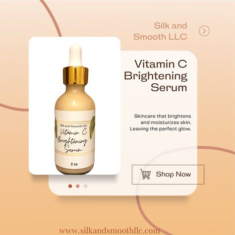 💛Sensitive Skin Approved ✅😉 💫Uneven skin tone, rough texture, fine lines, acne scars, general dullness! 🌱 You can name just about any common complexion concern and our vitamin C will handle it. 💕Start your Silk and Smooth LLC skincare journey today! #crueltyfree 🐰 #vegan 🌱 ✨Q&A- Dm us or email us at silkandsmoothllc@gmail.com ❤️SHOP @silkandsmoothllc ✅Clearskin ✅ Hydrated ✅ Healthy ✅ Natural✅No Harsh Chemicals✅Cruelty Free✨ ✨Shop Skincare Line: @silkandsmoothllc ✨Hyperpigmentation ✨B Gold Skincare, Vitamin C Brightening Serum, Product Ads, Crystal Makeup, Cosmetic Creative, Acne Dark Spots, Cheese Ball Recipes, Cosmetics Photography, Rough Texture