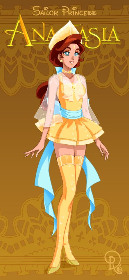 Disney Princess Sailor Moon, Disney Character Cosplay, Drachea Rannak, Princess Drawing, Non Disney Princesses, Princess Anastasia, Princesas Disney Anime, Disney Princess Anime, Sailer Moon