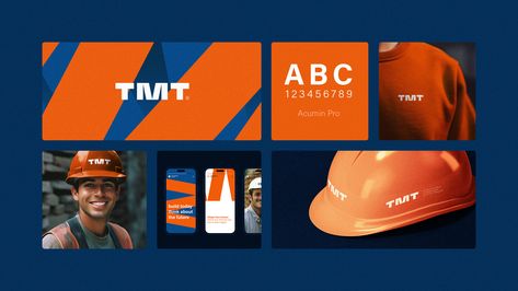 brand identity | Behance Branding Design Construction, Construction Branding Design, Construction Brand Identity, Civil Engineering Logo, Construction Company Branding, Construction Company Brand Identity, Construction Company Logo, Construction Branding, Warehouse Management