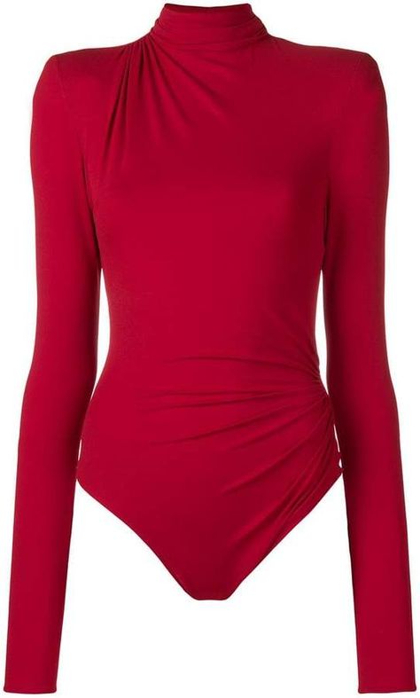 Red Bodysuit Outfit, Full Body Swimsuit, Elegant Bodysuit, Shop Tattoo, Red Bodysuit, Bodysuit Designs, Body Suit Outfits, Alexandre Vauthier, Paris Outfits