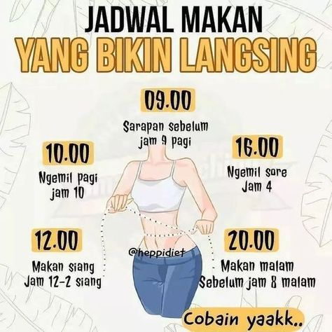 Diet Sehat, Motivasi Diet, Ibs Diet, Resep Diet, Breast Workout, Healthy Diet Tips, Abs Workout Routines, Diet Program, Diet Menu