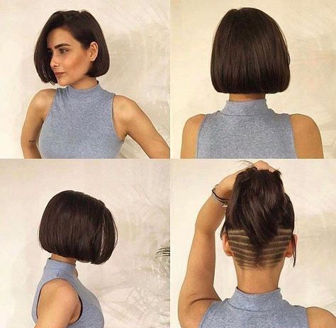 Bob With Undercut, Undercut Bob, Messy Bob Hairstyles, Chin Length Bob, Hair Undercut, Chin Length Hair, Short Hair Undercut, Bob Hairstyles For Fine Hair, Best Short Haircuts