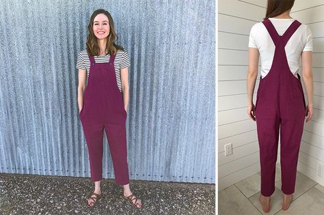 Yanta Overalls Tester Photos Roundup » Helen's Closet Patterns Yanta Overalls, Diy Overalls, Easy Sewing Projects Clothes, Fashion Project Ideas, Overalls Pattern, Indie Patterns, Linen Overalls, Yantai, Sewing Projects Clothes