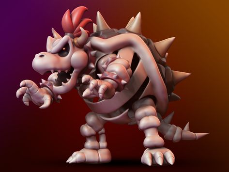 Animation Exercise, Dry Bowser, Marinette Miraculous Ladybug, Marinette Miraculous, Tattoo Reference, 3d Sculpture, 3d Modelling, Spy X Family, Super Smash Bros