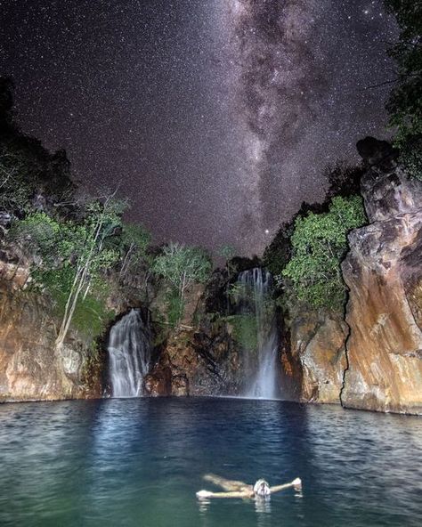 Jamie & Camille • Australia on Instagram: "Florence Falls definitely gets a million star review from us. . Litchfield National Park is one of our absolute favourite Top End summer spots. It's free entry and only 1 hour from Darwin. We booked our campground online before heading off as phone service is limited in the park. . The best thing about staying in the park is the night views like this. . . . #NTaustralia #SummerInTheNT #ad #florencefalls #tourismtopend #topendnt #darwinnt #northernterrit Litchfield National Park, Free Entry, Northern Territory, Outdoor Survival, Australia Travel, Night Photography, Day Tours, Outdoor Adventure, Van Life