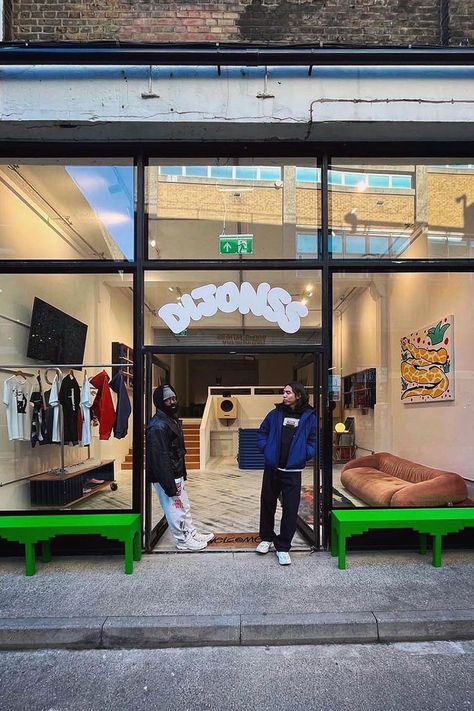 Bone Soda To Open New DIJONSS Creative Space | Hypebeast Warehouse Store Design, Vintage Shop Design, Streetwear Store Design, Streetwear Store Interior Design, Cool Store Design, Store Set Up Ideas, Clothing Brand Studio, Concept Store Ideas, Creative Spaces Studio