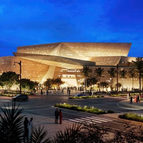 Snøhetta has revealed its design for the Royal Diriyah Opera House in Saudi Arabia, informed by traditional Najdi architecture. Norwegian Architecture, Brick Architecture, Vernacular Architecture, Zaha Hadid Architects, Traditional Building, Public Garden, Desert Landscaping, Riyadh, Architecture Firm