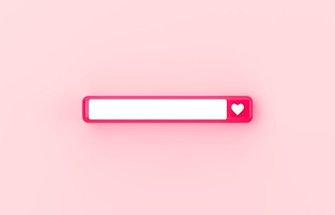 Pink Search Bar, Search Bar Png, Facebook Messenger Logo, Coffee Artwork, Pink Bar, Linkedin Banner, Ice Cream Design, Text Bubble, Pink 3d