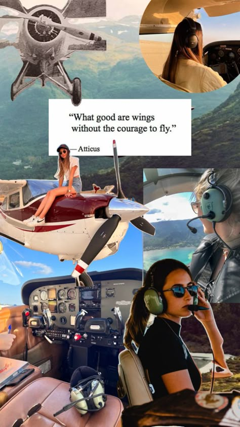 Lady Pilot Aesthetic, Hiba Core, Airplane Quotes, Aviation Aesthetic, Pilot Aesthetic, Pilot Life, Future Pilot, Pilot Career, Aviation Education