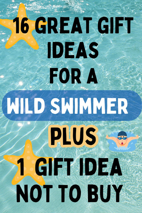 a gift guide for wild swimmers Swimmer Gifts Ideas, Swim Cap Display, Swimmer Gifts, Swimming Friends, Swim Team Gifts, Funny Secret Santa Gifts, Cap Display, Gifts For Swimmers, Wild Swimming