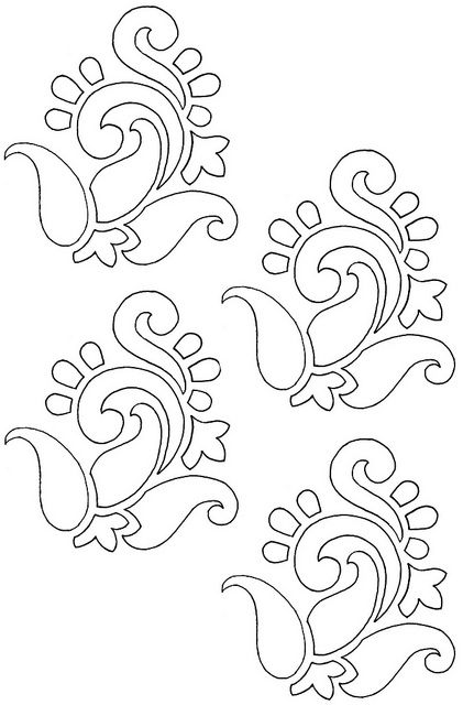 Paisley Stencil, Tiled by Grey Listening, There are many creative ways to use this stencil:  On clothes, walls, as an applique and as an embroidery pattern. Aari Work Pattern, New Hand Work Designs, Aari Work Designs Pattern, Paisley Stencil, Embroidery Designs Ideas, Embroidery Pattern Design, Paisley Embroidery, Reverse Applique, Redwork Embroidery