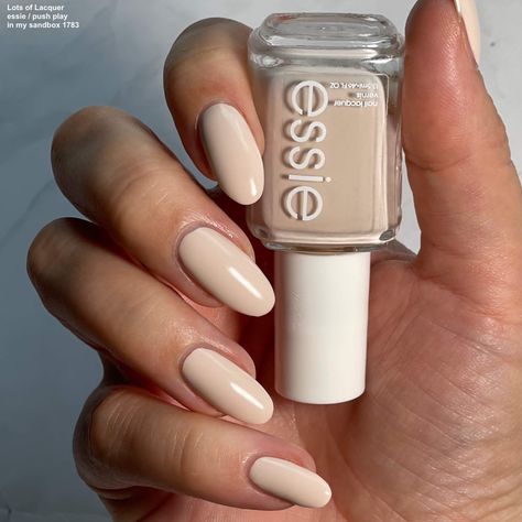 Oatmeal Nail Color, Tan White Nails, Oatmeal Nails, Cream Manicure, Tan Nail Polish, Neutral Nail Ideas, Neutral Nail Colors, Ivory Nails, Cream Nail Polish