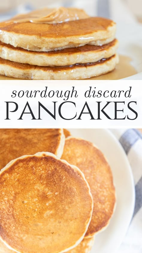 Sourdough Discard Pancakes, Discard Pancakes, Dough Starter Recipe, Sourdough Pancakes Recipe, Sourdough Starter Discard Recipes, Starter Discard Recipes, Everything Sourdough, Using Sourdough Starter, Recipe Using Sourdough Starter