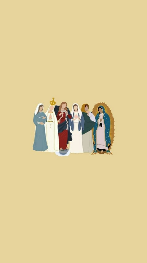 Catholic Aesthetic Wallpaper, Catholic Wallpaper Iphone, Simple Christian Art, Virgencita Wallpaper, Mexican Wallpaper, Mexico Wallpaper, Catholic Wallpaper, Mexican Culture Art, Catholic Pictures