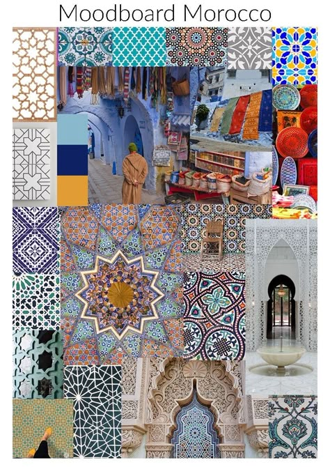 Moroccan tiles pattern