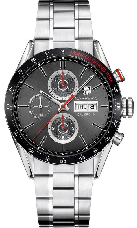 @tagheuer Watch Carrera Monaco Grand Prix Limited Edition #bezel-fixed #bracelet-strap-steel #brand-tag-heuer #case-material-steel #case-width-43mm #chronograph-yes #date-yes #day-yes #delivery-timescale-4-7-days #description-done #dial-colour-grey #gender-mens #limited-edition-yes #luxury #movement-automatic #official-stockist-for-tag-heuer-watches #packaging-tag-heuer-watch-packaging #style-sports #subcat-carrera #supplier-model-no-cv2a1m-ba0796 #warranty-tag-heuer-official-2-year-guarante... Tag Heuer Carrera Chronograph, Tyre Tread, Race Against Time, Heuer Carrera, Tag Heuer Watch, Tag Heuer Carrera, Monaco Grand Prix, Limited Edition Watches, Motor Racing