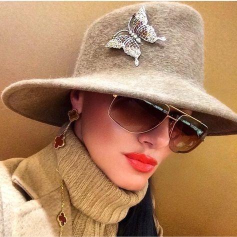 Hi My Friends If you feel boring so visit my website for entertaining Brooch On Hat, Short Hair With Cap Hats, Hair With Cap, Embellished Hats, Outfits For The Cold, Cap Hats, Jewelry Style, Modest Outfits, My Website