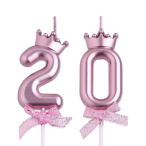 PRICES MAY VARY. Celebrate a decade of joy with our 20 Year Old Number Birthday Candles. Specifically designed for 20th birthdays, these candles feature stylish numerals 2 and 0, adding a touch of elegance to your celebration Elevate your birthday party with these unique cake toppers. Crafted in a shimmering color, they serve as eye-catching decorations, making your cake the centerpiece of the celebration Suitable for both boys and girls, our candles are a delightful addition to any birthday cel 20 Candles Birthday, 20 Years Birthday, 20th Birthday Decorations, Happy Birthday 20, 20 Happy Birthday, Number Birthday Candles, Candles For Men, 20th Wedding Anniversary, Number Candles Birthday