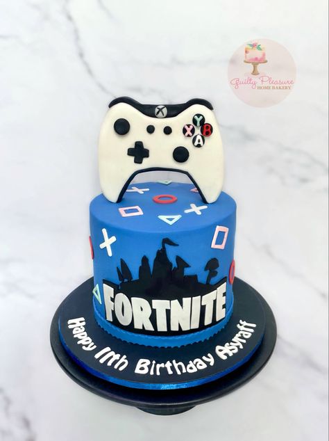 Fortnight Cake, Fortnite Birthday Cake, Ferrari Cake, Xbox Cake, Roblox Birthday Cake, Fortnite Cake, Video Game Cakes, Happy 11th Birthday, 10 Birthday Cake