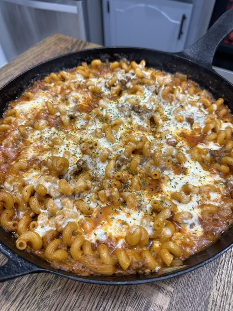 Lasagna Hamburger Helper Homemade, Lasagna Hamburger Helper, Hamburger Helper Lasagna, Lasagna Skillet, Midwest Recipes, Cooking In The Midwest, Cheesy Lasagna, Noodle Bake, Luke Brown