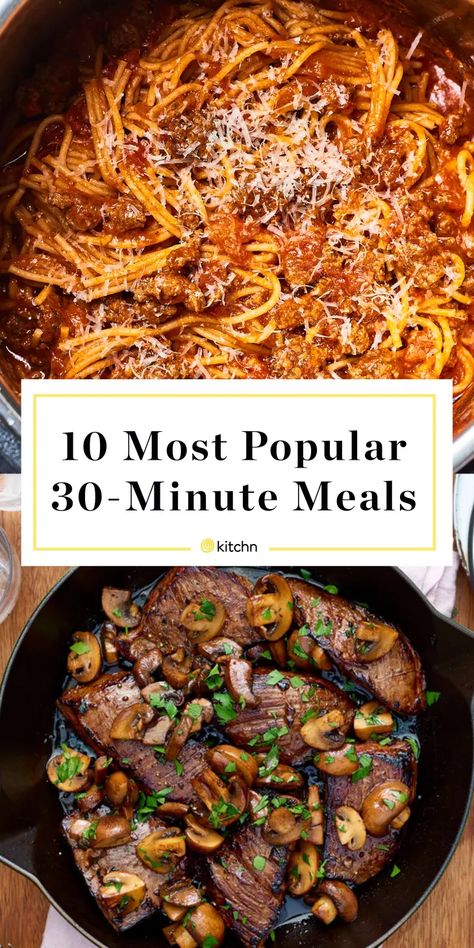 30 Minute Meals Healthy, 30 Minute Meals Easy, 30 Min Meals, 30 Minute Dinners, Fast Dinner Recipes, Favorite Recipes Dinner, Weight Watchers Desserts, Fast Dinners, Quick Dinner Recipes