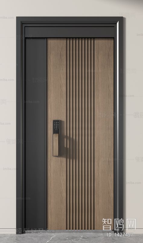 Modern Single Door 3D Model Download - Model ID.837512026 | 1miba Door Design Modern For Bedroom, Modern Door Design Entrance, Single Door Design Modern, Doors Interior Modern Bedrooms, Single Main Door Design Entrance Modern, Laminate Door Design Ideas, Flush Door Design Modern, Laminate Door Design Modern, Bedroom Door Design Modern