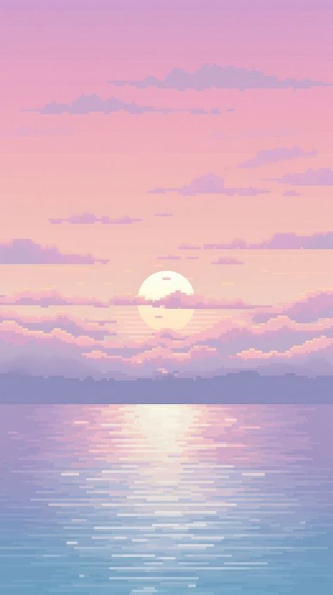 Sea with sunset pastel backgrounds outdoors horizon. AI generated Image by rawpixel. | free image by rawpixel.com / Ratcharin Noiruksa Pink Scenery Wallpaper, Pastel Sunset Wallpaper, Horizon Aesthetic, Pastel Colors Background, Pink Purple Wallpaper, Horizon Illustration, Pastel Paint Colors, Sunset Pastel, Cloud Paintings