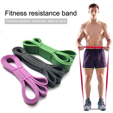 Exercise Band Workout, Bands Workout Resistance, Long Band Workout Resistance, Resistance Band Platform, Gym Elastic Band, Resistance Bands With Handles, Workout Belt, Lose Belly Fat Workout, Gym Accessories