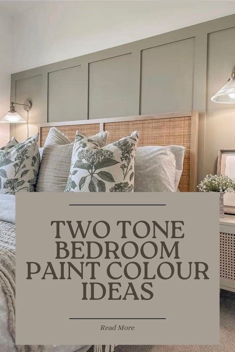 Elevate your bedroom's aesthetic with 17 inventive two-tone paint ideas that transcend conventional color schemes. From the ethereal dance of analogous tones to the bold conversation between opposites, this article unravels the mysteries of creating a bedroom that speaks volumes in color and style—click to explore the full array and follow us for continuous imaginative decor inspirations. Bedroom Inspirations Cozy Color Schemes, Bedroom Color Inspirations, Popular Bedroom Colors, Guest Bedroom Colors, Cozy Bedroom Colors, Bold Bedroom, Bold Paint Colors, Next Bedroom, Two Two