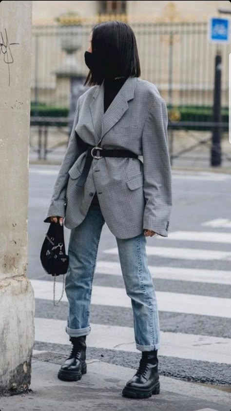 Chique Outfit, Outfit Chic, Winter Outfit Inspiration, Outfit Jeans, Paris Outfits, Cooler Look, Looks Street Style, Street Style Winter, Causual Outfits