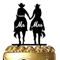 Horse Riding Couple, Hunting Wedding Theme, Cowboy Groom, Western Wedding Cakes, Funny Wedding Cake Topper, Horse Couple, Couple Cake Topper, Couple Cake, Hunting Wedding