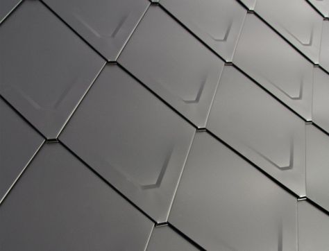 Future Roof® Slate Roof — Diamond Metal Roof Shingles — Cost + Colors Metal Roof Shingles, Slate Roof Shingles, Metal Shake Roof, Copper Metal Roof, Metal Shingle Roof, Copper Roofing, Metal Roof Tiles, Metal Shingles, Solar Shingles