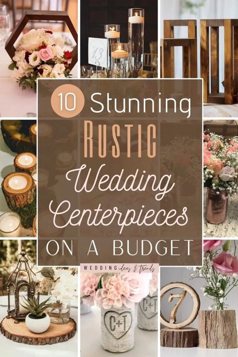 Wedding Centerpieces On A Budget, Wedding Guest Table Decor, Centerpieces On A Budget, Country Wedding Centerpieces, Barn Wedding Centerpieces, Country Rustic Wedding, Wedding Decorations Ideas, Rustic Table Centerpieces, Wedding Guest Table