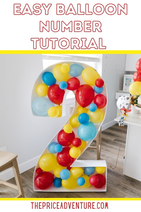 Diy Birthday Number, Balloon Marquee, Mosaic Balloon, Diy Marquee Letters, Marquee Numbers, Balloon Mosaic, Giant Number Balloons, How To Make Balloon, Giant Balloon