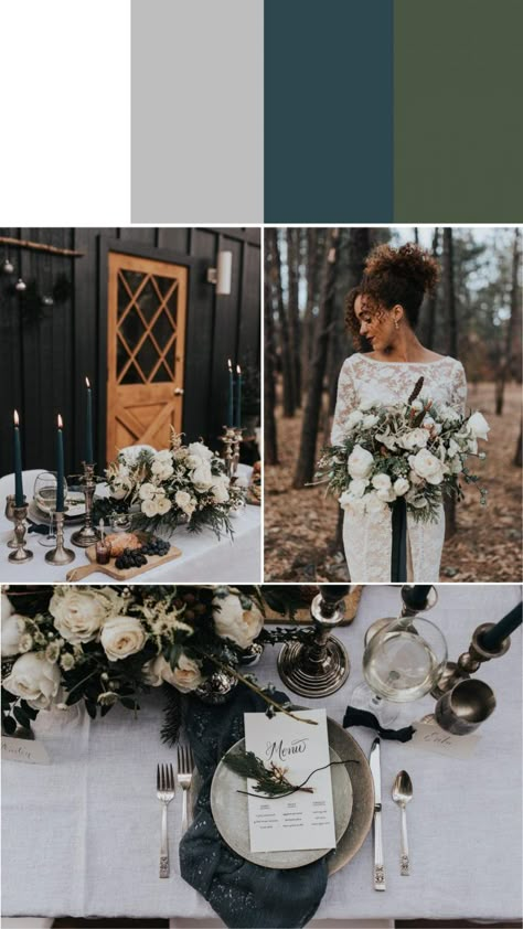 7 Palette Ideas for Winter Wedding Colors | Junebug Weddings Winter Weddings Wedding Dress, Winter Wedding Palate, Wedding Dresses December, Winter Wedding Pallet Colors, January Wedding Palette, Winter Wedding Schemes, December Wedding Palette, Winter Wedding Color Palette 2024, Winter Wedding Inspo Color Palettes