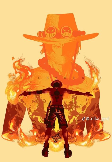 Fire Fist Ace, Manga Luffy, One Piece Portgas D Ace, Doflamingo Wallpaper, Konosuba Wallpaper, Ace And Luffy, One Piece Tattoos, Ace One Piece, One Piece Cartoon