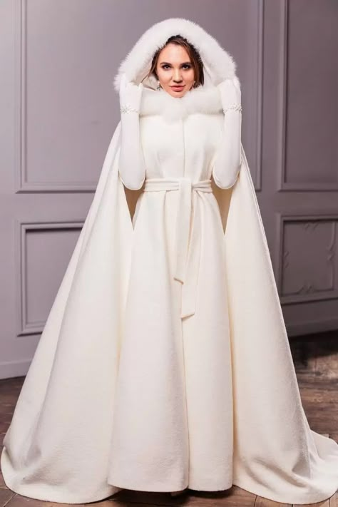 Winter Wedding Outerwear, Wedding Coats For Brides, Fur Jacket Wedding, Winter Wedding Cape, Winter Wedding Coat, Fur Cloak, Bridal Coat, Wedding Cloak, Wedding Coat