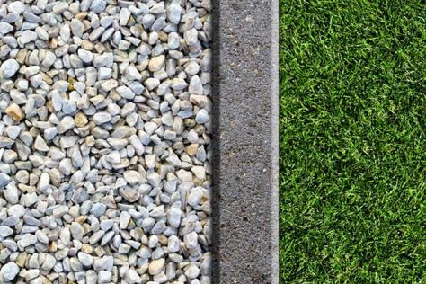 Creating a boundary for your garden is a great way to enhance your garden’s appearance and show off your creativity. You can get a lot of materials fr... | Use Crushed Rock for a Border Filling #gardenedging #edginggarden #garden #gardens $edges #gardenedges #decoratedlife Round Patio Ideas, Gravel Border Ideas, Landscape Border Ideas, Gravel Border, Landscaping Walls, Rock Edging, Garden Border Ideas, House Ready To Sell, Xeriscape Front Yard