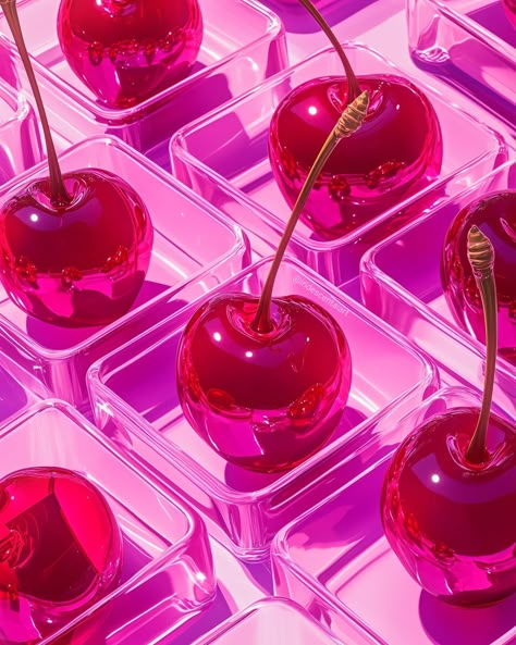 REMINDER: You're the cherry on top 🍒 Find some of these cherries as wallpapers in my Etsy shop. Link in bio 🩷✨ #Cherry #Cherries #IridescentAIArt #Iridescent #Glitter Cherry Aesthetics, Cherry Vibes, Vintage Desserts, Ipad Pro Wallpaper, Nightclub Design, Crystal Vibes, Christian Backgrounds, Paris Wallpaper