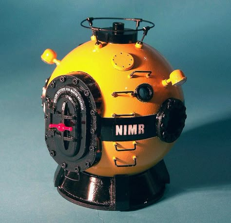 Diving Bell Scuba Tank Bell Diy, Submarine Concept Design, Diving Bell, Submarine Concept, Stealth Submarine, Nostalgia Art, Fluid Dynamics, Sci Fi Tv Shows, Sci Fi Shows